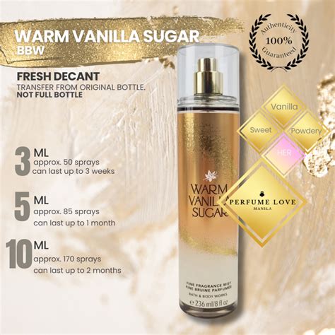 dupe bbw warm vanilla sugar perfume|perfume like sugar vanilla.